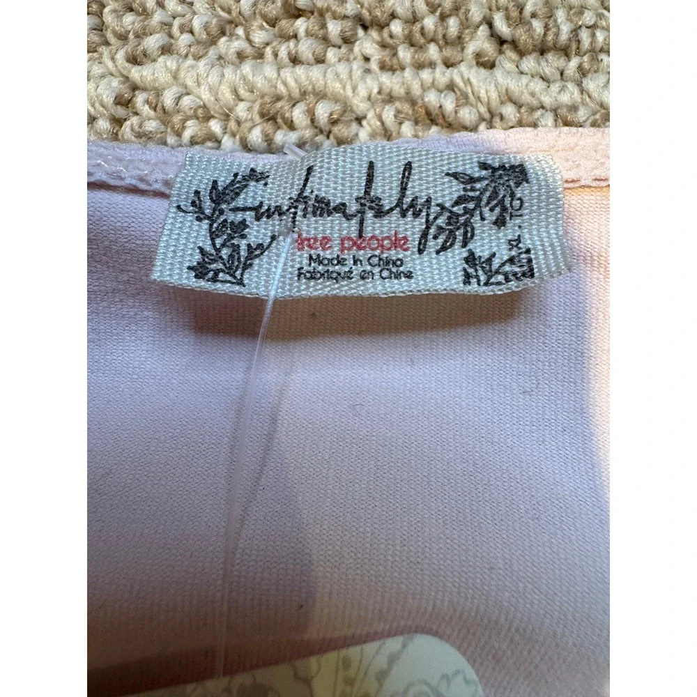 Free People Intimately Pink‎ Brami Tank Top NWT Size XL Seamless Crop Cami tyrie